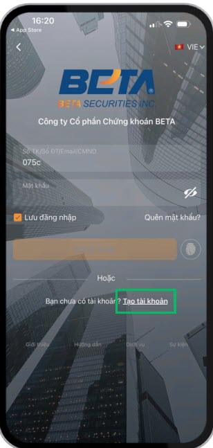 Đăng ký mở tài khoản chứng khoán