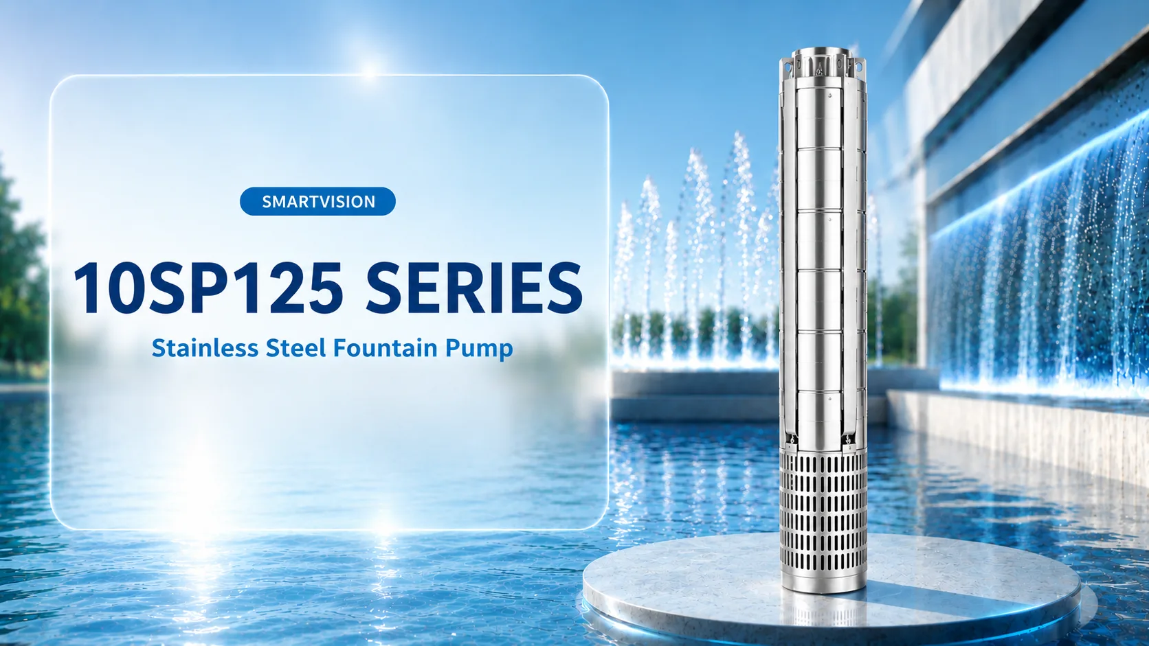 10SP125 Stainless Steel Fountain Pump