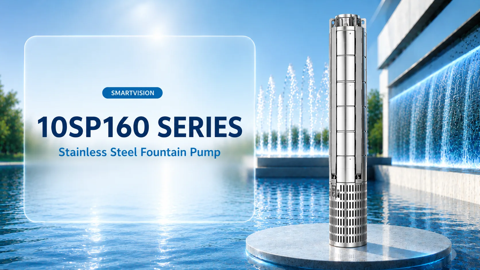 10SP160 Stainless Steel Fountain Pump