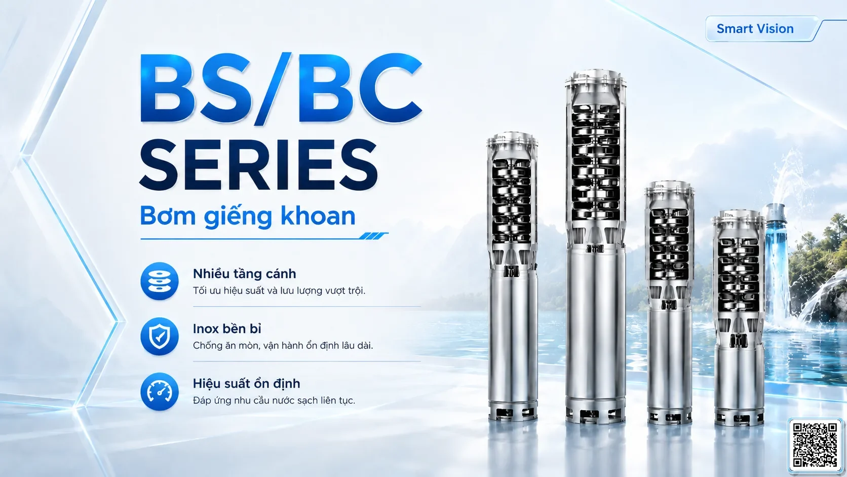 BS/BC Series – Bơm giếng sâu