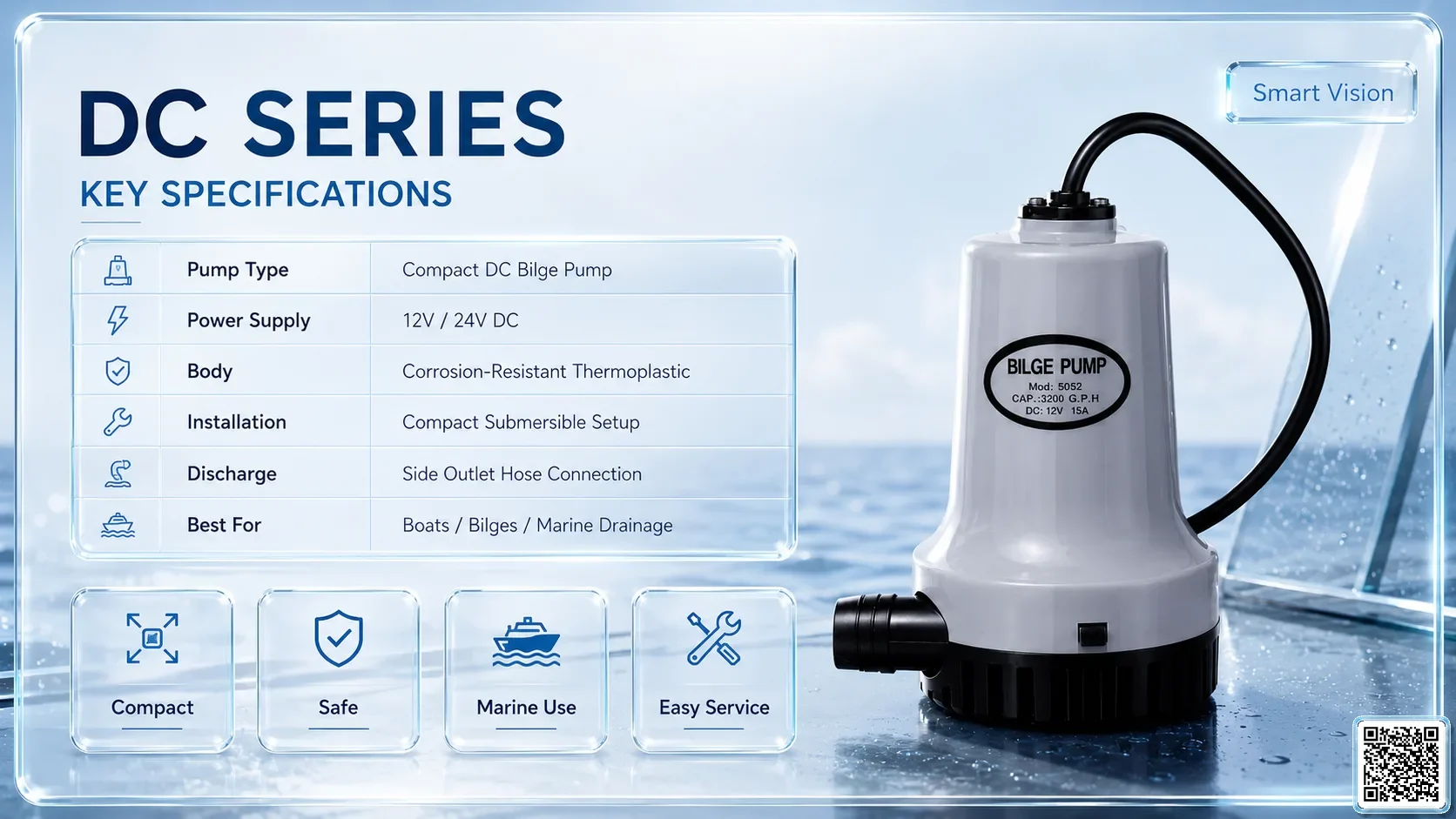 DC DC Series Bilge Pumps Bơm Đài Loan - App Pumps