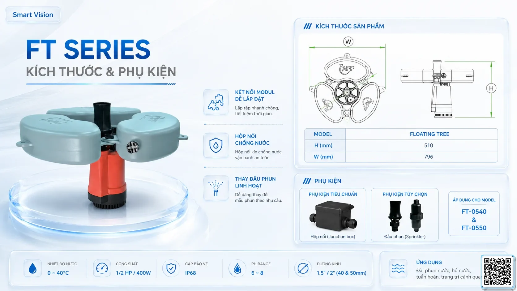 FT FT Floating Tree Series Fountain Pump Catalogue Taiwan Pumps, Bơm Đài Loan nhập khẩu