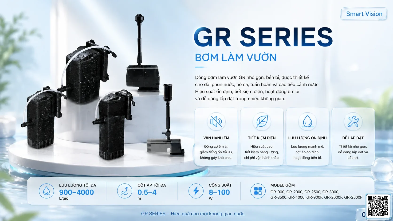 GR Series – Bơm sân vườn