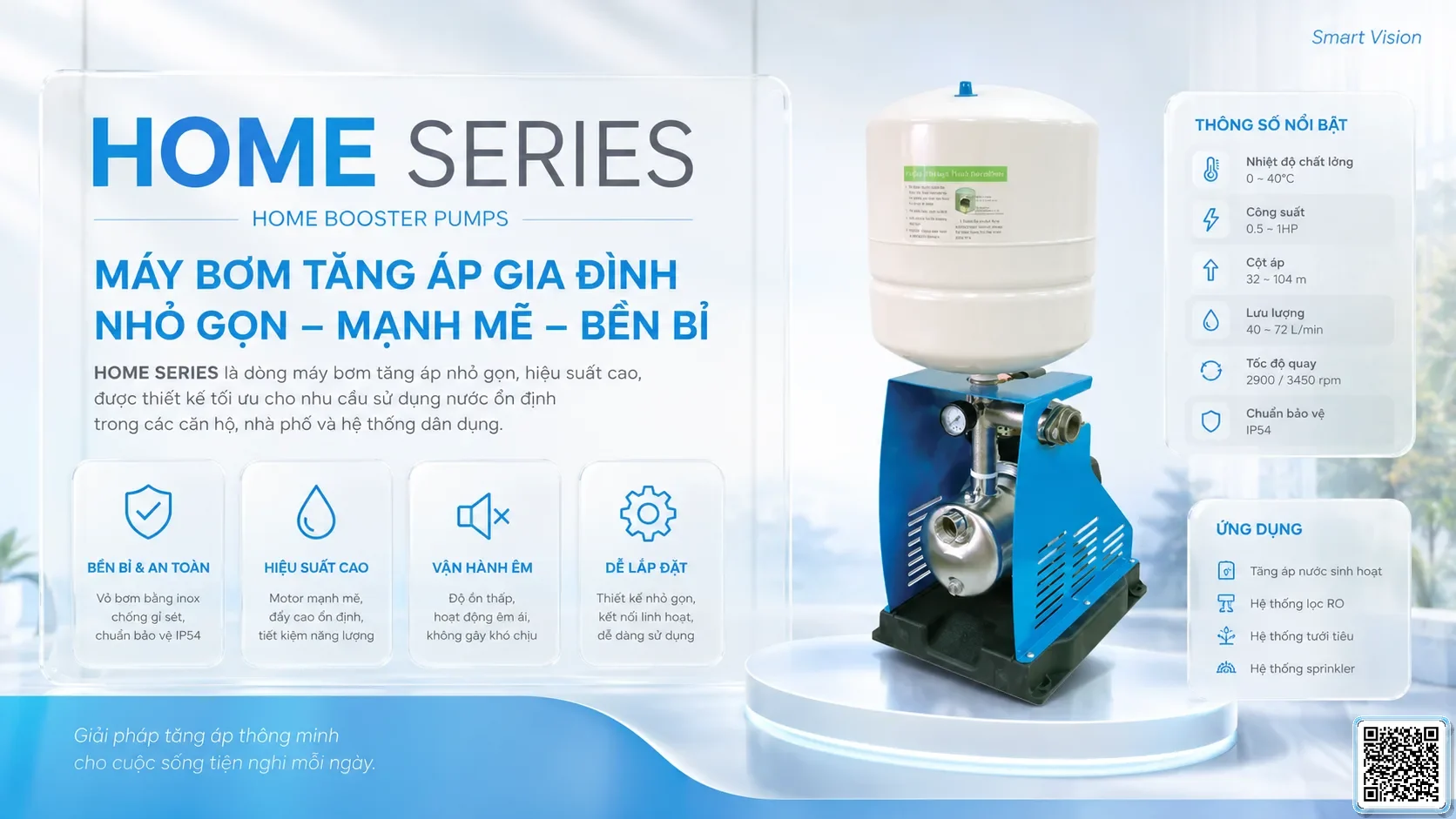 HOME HOME 05/10 Series Home Booster Pumps Catalogue Taiwan Pumps, Bơm Đài Loan nhập khẩu