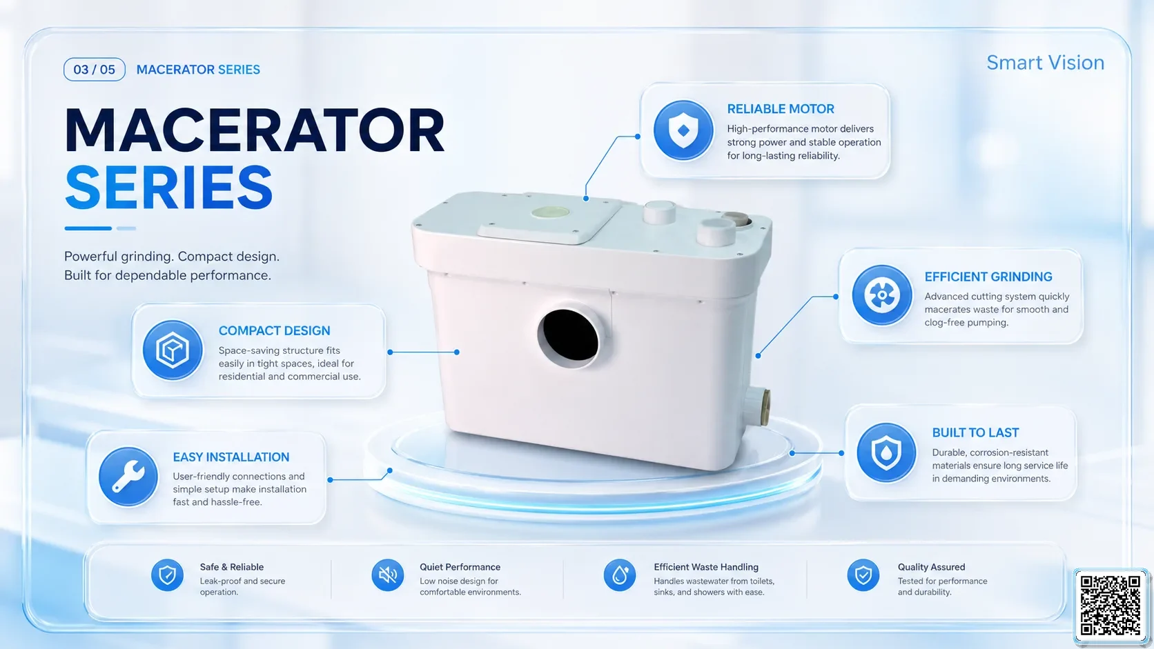 Macerator Macerator Series Grinder Pumps Taiwan Pumps, Bơm Đài Loan nhập khẩu