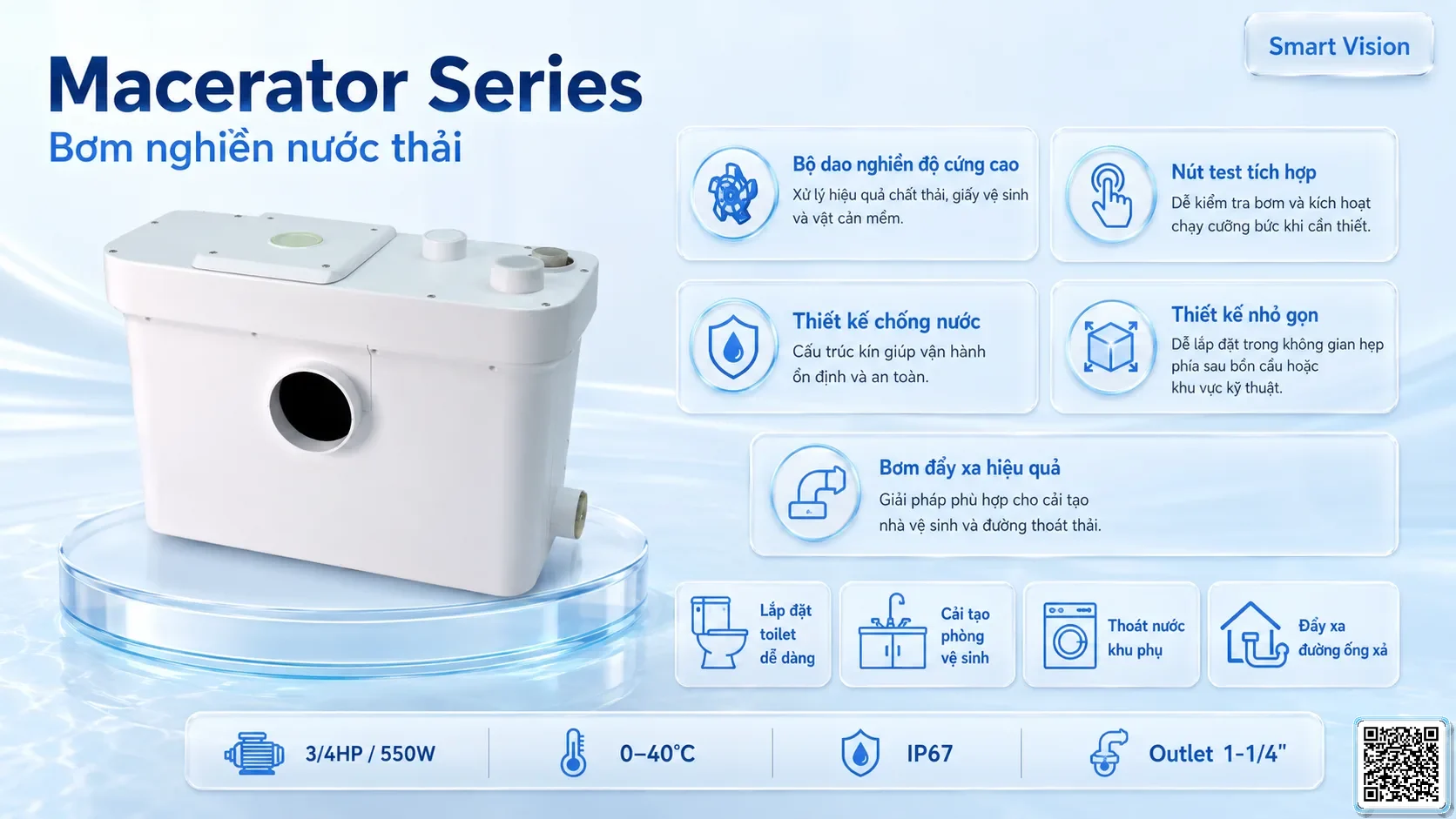 Macerator Macerator Series Grinder Pumps Catalogue Taiwan Pumps, Bơm Đài Loan nhập khẩu