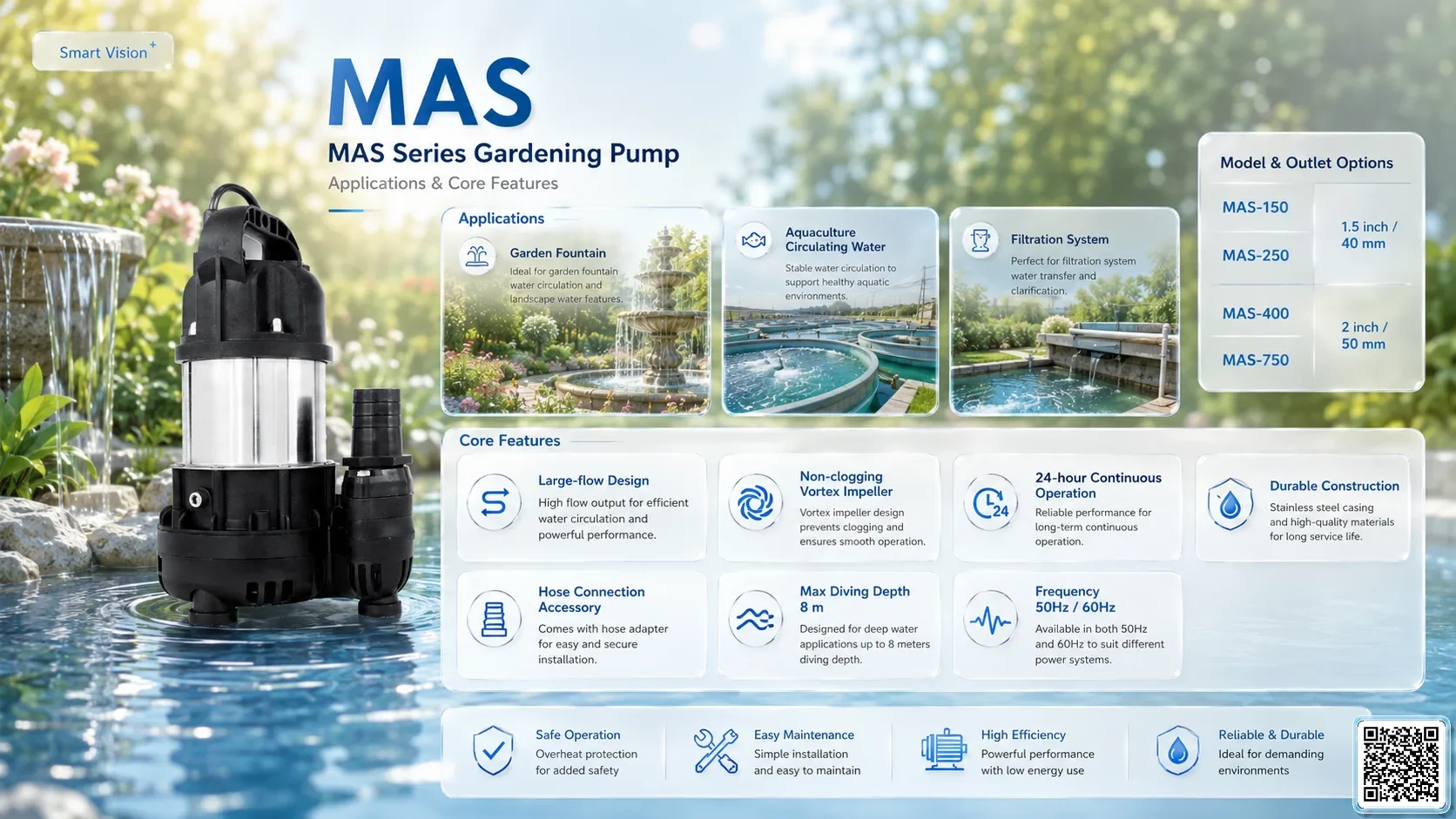 MAS MAS Series Gardening Pump Bơm Đài Loan - App Pumps