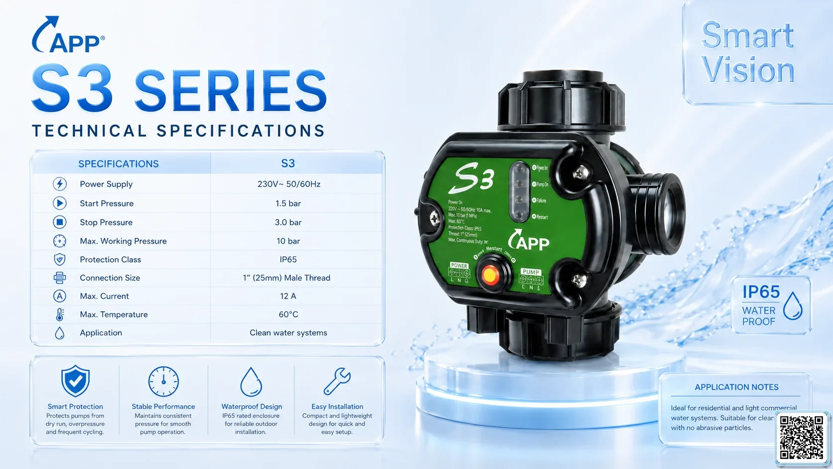 S3 S3 Series Self-start Switch Catalogue Taiwan Pumps, Bơm Đài Loan nhập khẩu