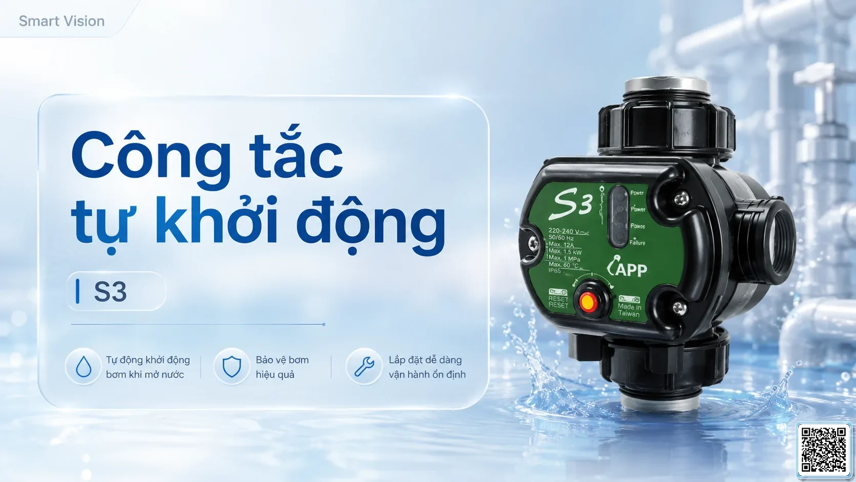 S3 Series – Bộ điều khiển / phụ kiện bơm