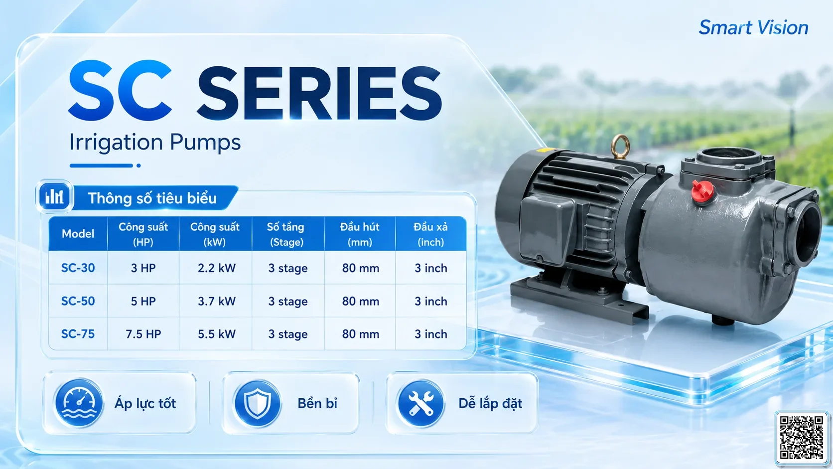 SC APP Taiwan pump image for fountain, drainage and water show applications