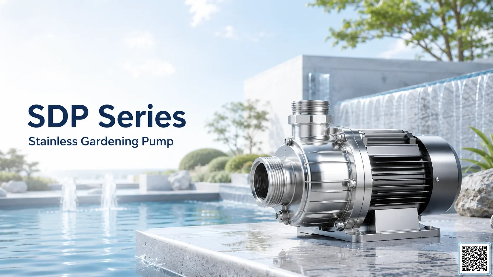 SDP APP Taiwan pump image for fountain, drainage and water show applications
