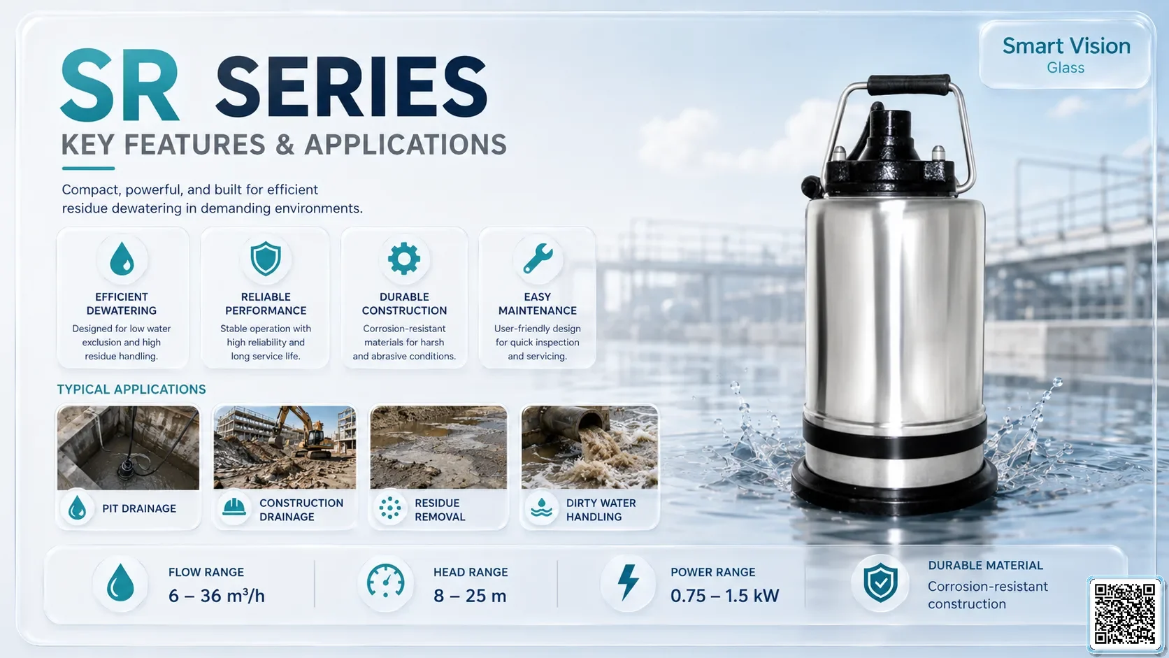 SR SR Series Residue Dewatering Pump Bơm Đài Loan - App Pumps