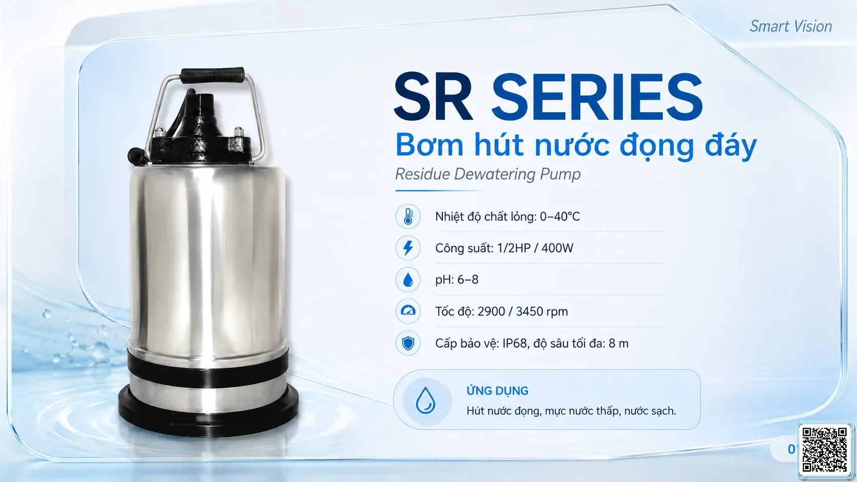 SR Series – Bơm vớt dầu / hút cạn