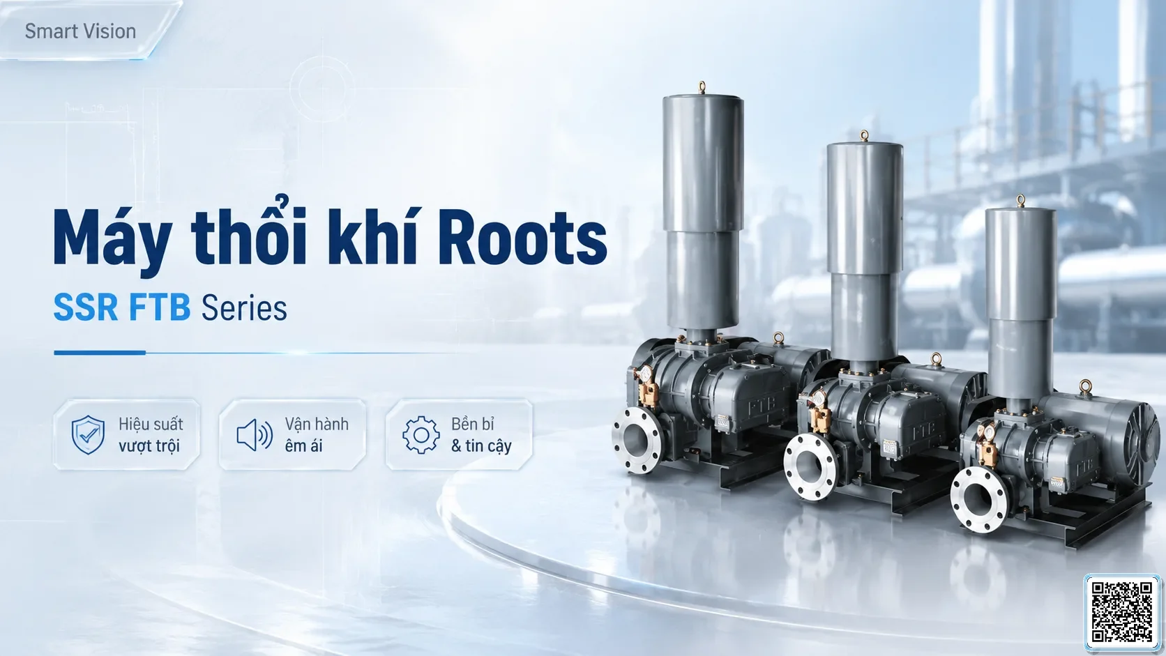 SSR/FTB Series – Máy thổi khí Roots