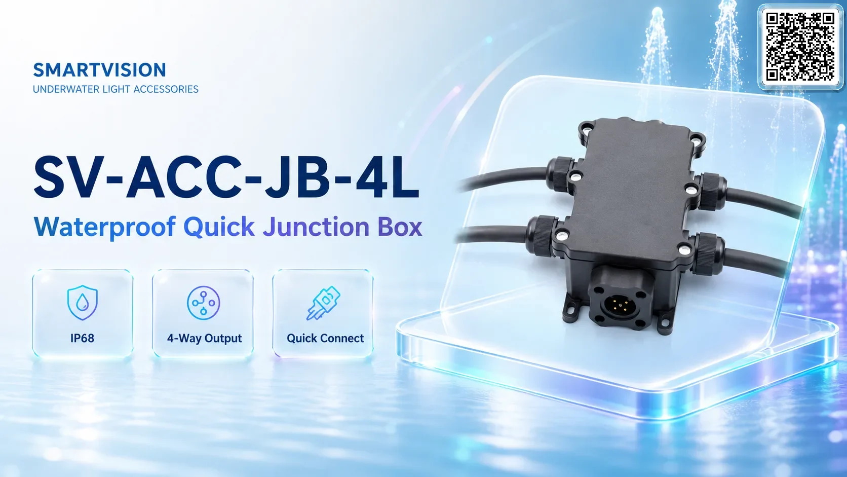 SV-ACC-JB-4L Waterproof Integrated Quick Junction Box