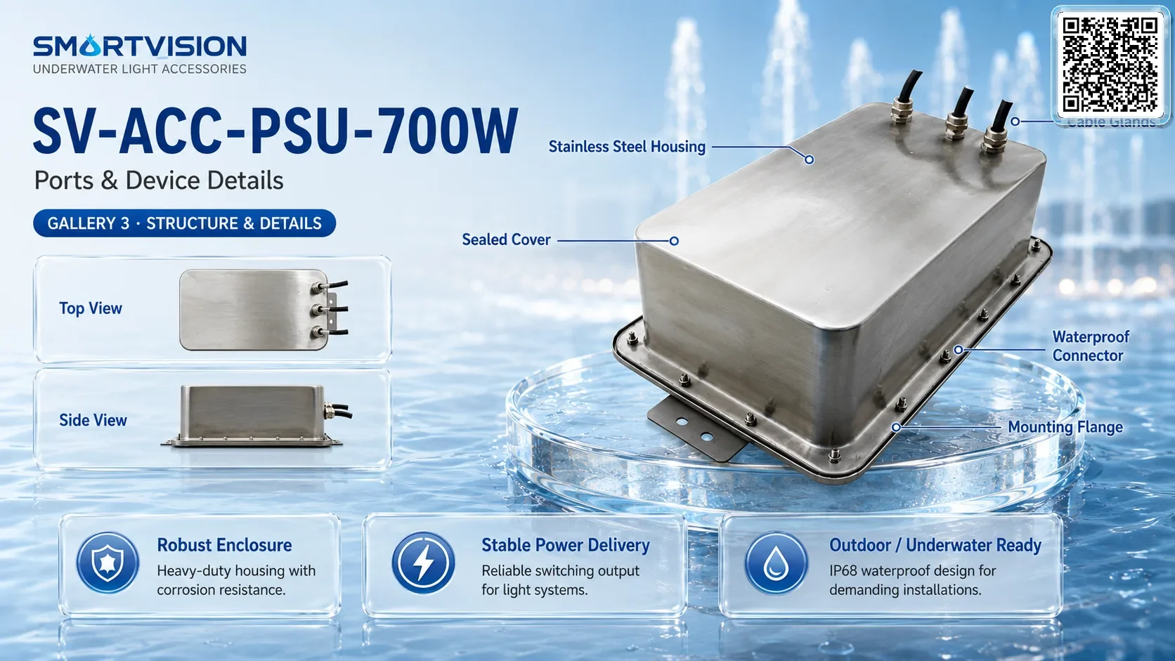 SV-ACC-PSU-700W Gallery URLs SmartVision water show equipment