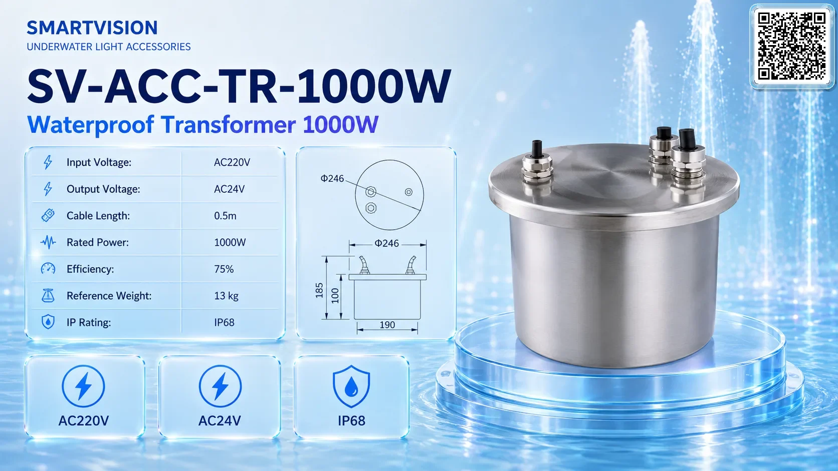 SV-ACC-TR-1000W Gallery URLs SmartVision water show equipment