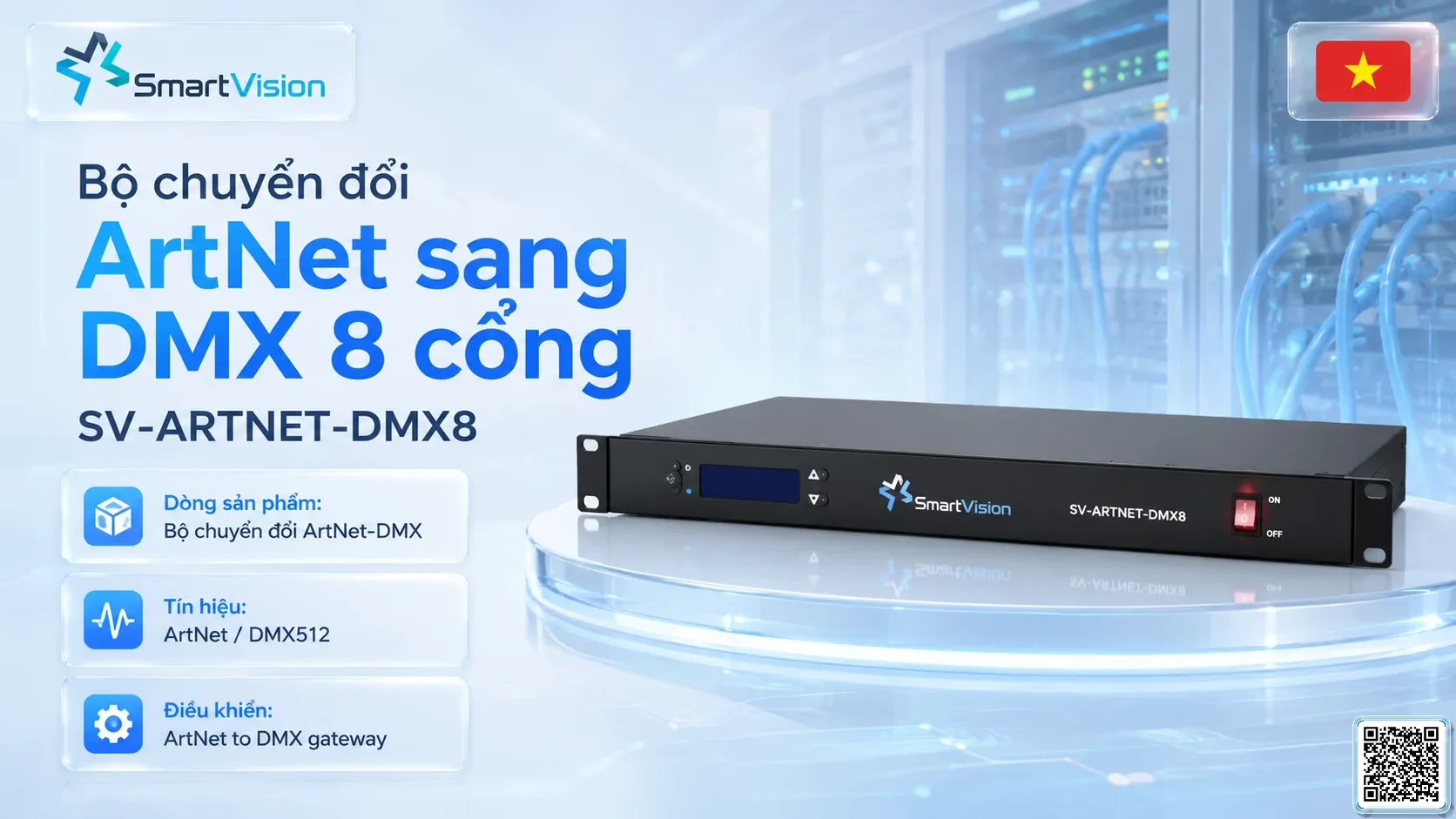 SV-ARTNET-DMX8 SV-ARTNET-DMX8 8-Port ArtNet-DMX Converter Bộ điều khiển DMX, Nhạc nước DMX, Đèn DMX, Bơm DMX, hệ thống ánh sáng DMX SV-ARTNET-DMX8 SV-ARTNET-DMX8 8-Port ArtNet-DMX Converter Bộ điều khiển DMX, Nhạc nước DMX, Đèn DMX, Bơm DMX, hệ thống ánh sáng DMX