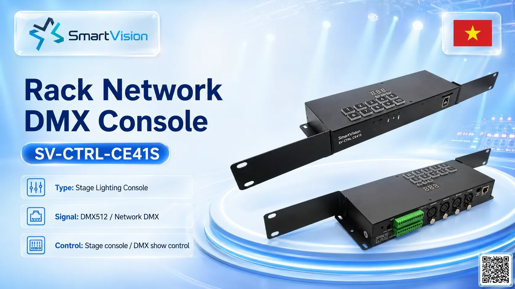 SV-CTRL-CE41S Rack Network DMX Console