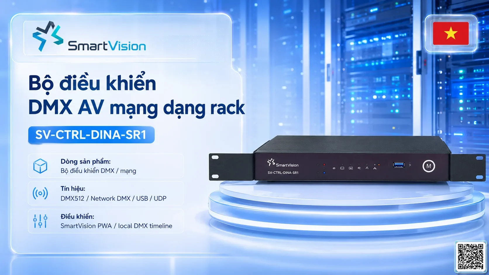 SV-CTRL-DINA-SR1 SV-CTRL-DINA-SR1 Rack Network DMX AV Controller Bộ điều khiển DMX, Nhạc nước DMX, Đèn DMX, Bơm DMX, hệ thống ánh sáng DMX SV-CTRL-DINA-SR1 SV-CTRL-DINA-SR1 Rack Network DMX AV Controller Bộ điều khiển DMX, Nhạc nước DMX, Đèn DMX, Bơm DMX, hệ thống ánh sáng DMX