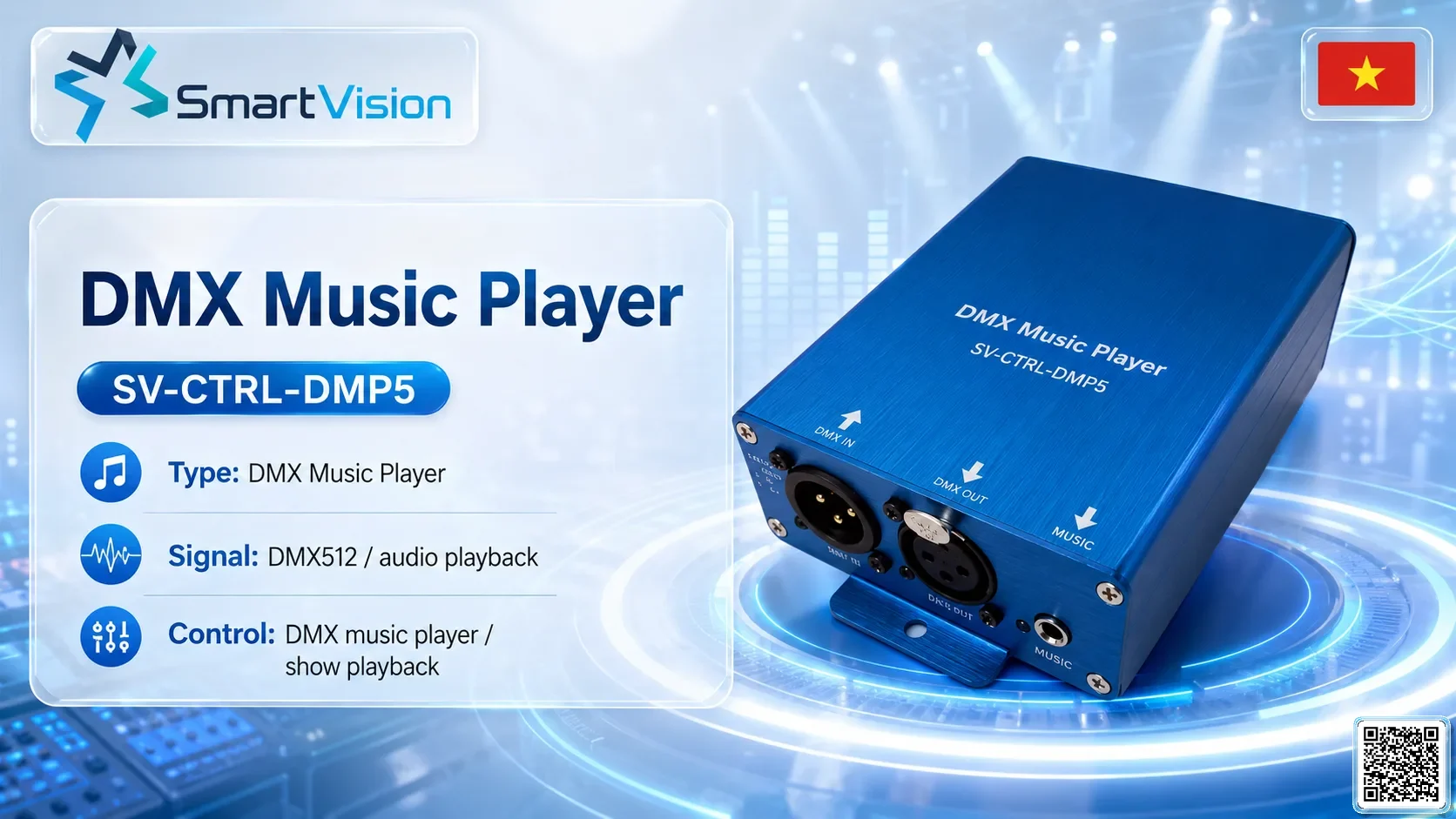 SV-CTRL-DMP5 DMX Music Player