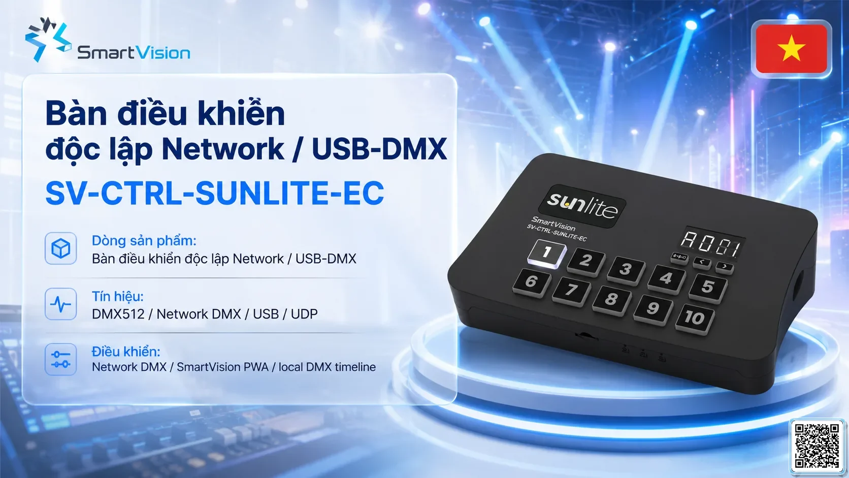 SV-CTRL-SUNLITE-EC SV-CTRL-SUNLITE-EC Network / USB-DMX Standalone Console Bộ điều khiển DMX, Nhạc nước DMX, Đèn DMX, Bơm DMX, hệ thống ánh sáng DMX SV-CTRL-SUNLITE-EC SV-CTRL-SUNLITE-EC Network / USB-DMX Standalone Console Bộ điều khiển DMX, Nhạc nước DMX, Đèn DMX, Bơm DMX, hệ thống ánh sáng DMX