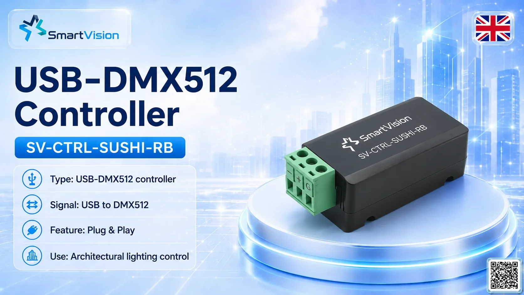 SV-CTRL-SUSHI-RB USB-DMX512 Controller