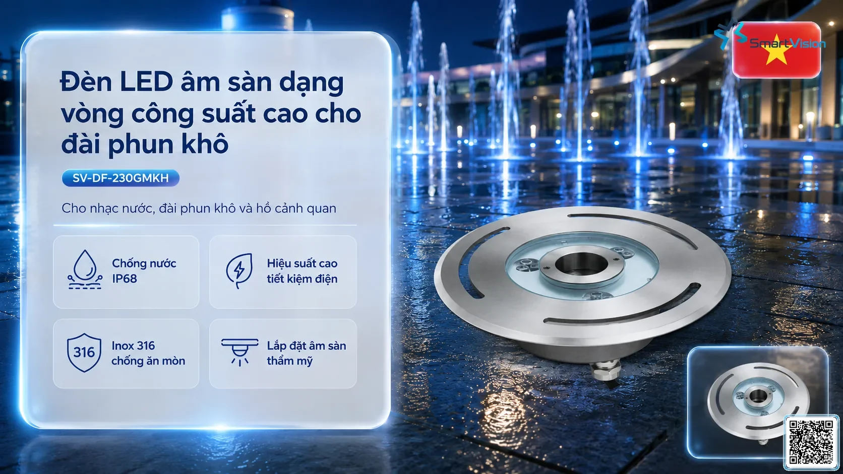 SV-DF-230GMKH SV-DF-230GMKH High Power Dry Fountain Ring LED Light thông số kỹ thuật thiết bị đèn âm nước cho đài phun nước, nhạc nước nghệ thuật SV-DF-230GMKH SV-DF-230GMKH High Power Dry Fountain Ring LED Light thông số kỹ thuật thiết bị đèn âm nước cho đài phun nước, nhạc nước nghệ thuật