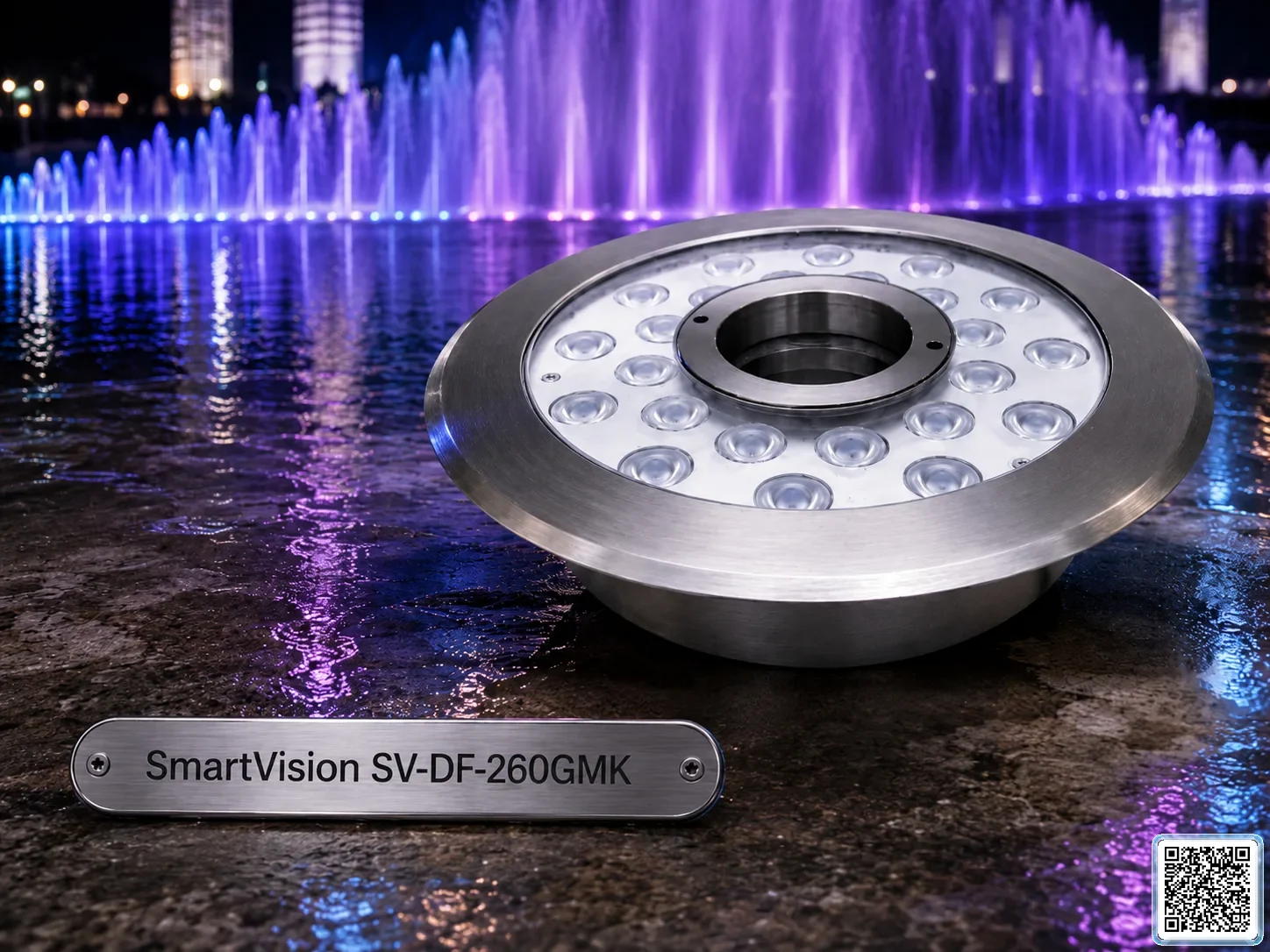 SV-DF-260GMK Dry Fountain Ring LED Light
