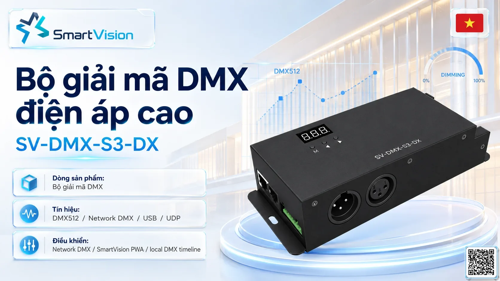 SV-DMX-S3-DX SV-DMX-S3-DX DMX High-Voltage Decoder Bộ điều khiển DMX, Nhạc nước DMX, Đèn DMX, Bơm DMX, hệ thống ánh sáng DMX