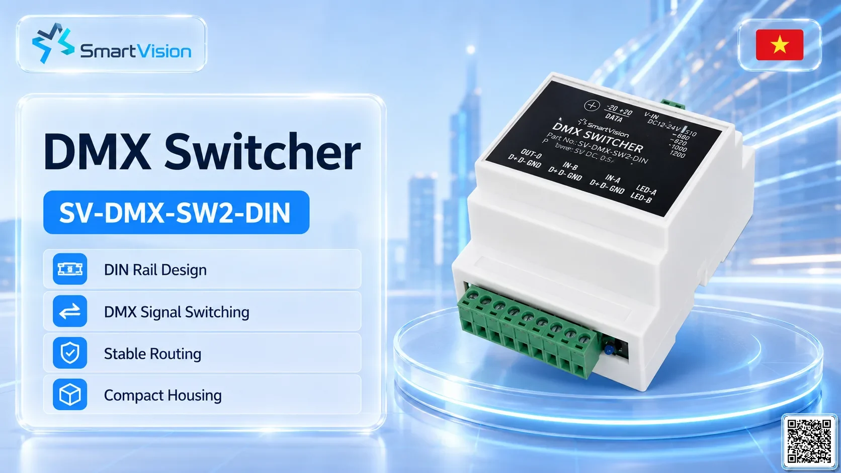 SV-DMX-SW2-DIN SV-DMX-SW2-DIN DIN Rail DMX Signal Switcher DMX Controller, DMX fountain, DMX Nozzle, DMX Pumps, DMX software, DMX Lighting SV-DMX-SW2-DIN SV-DMX-SW2-DIN DIN Rail DMX Signal Switcher DMX Controller, DMX fountain, DMX Nozzle, DMX Pumps, DMX software, DMX Lighting