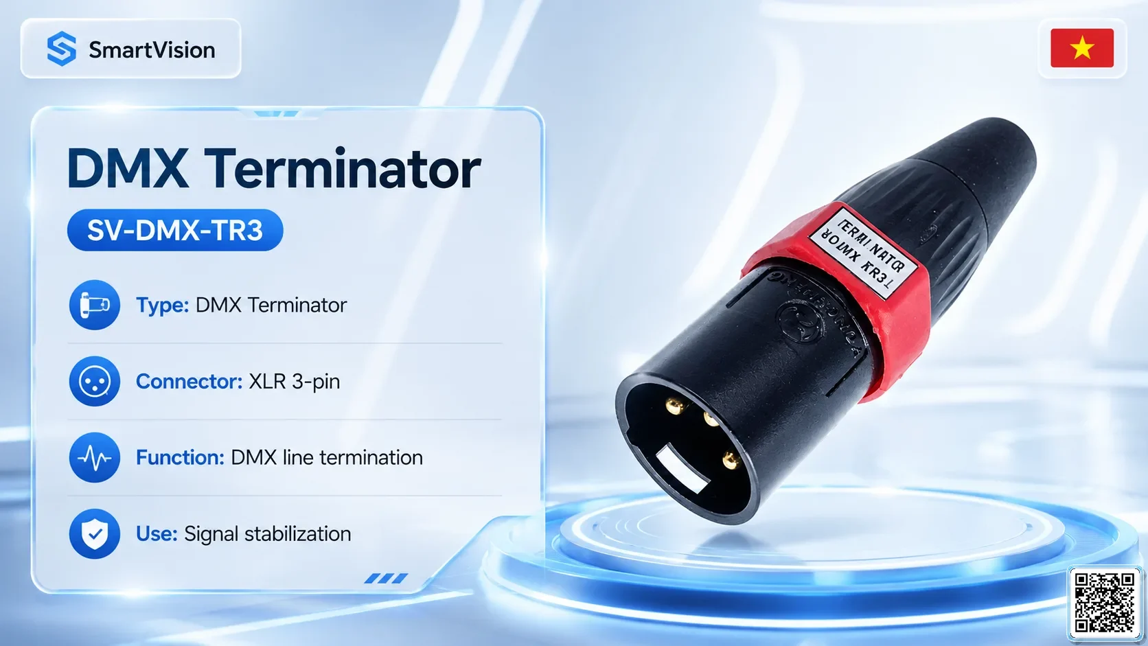 SV-DMX-TR3 DMX Terminator