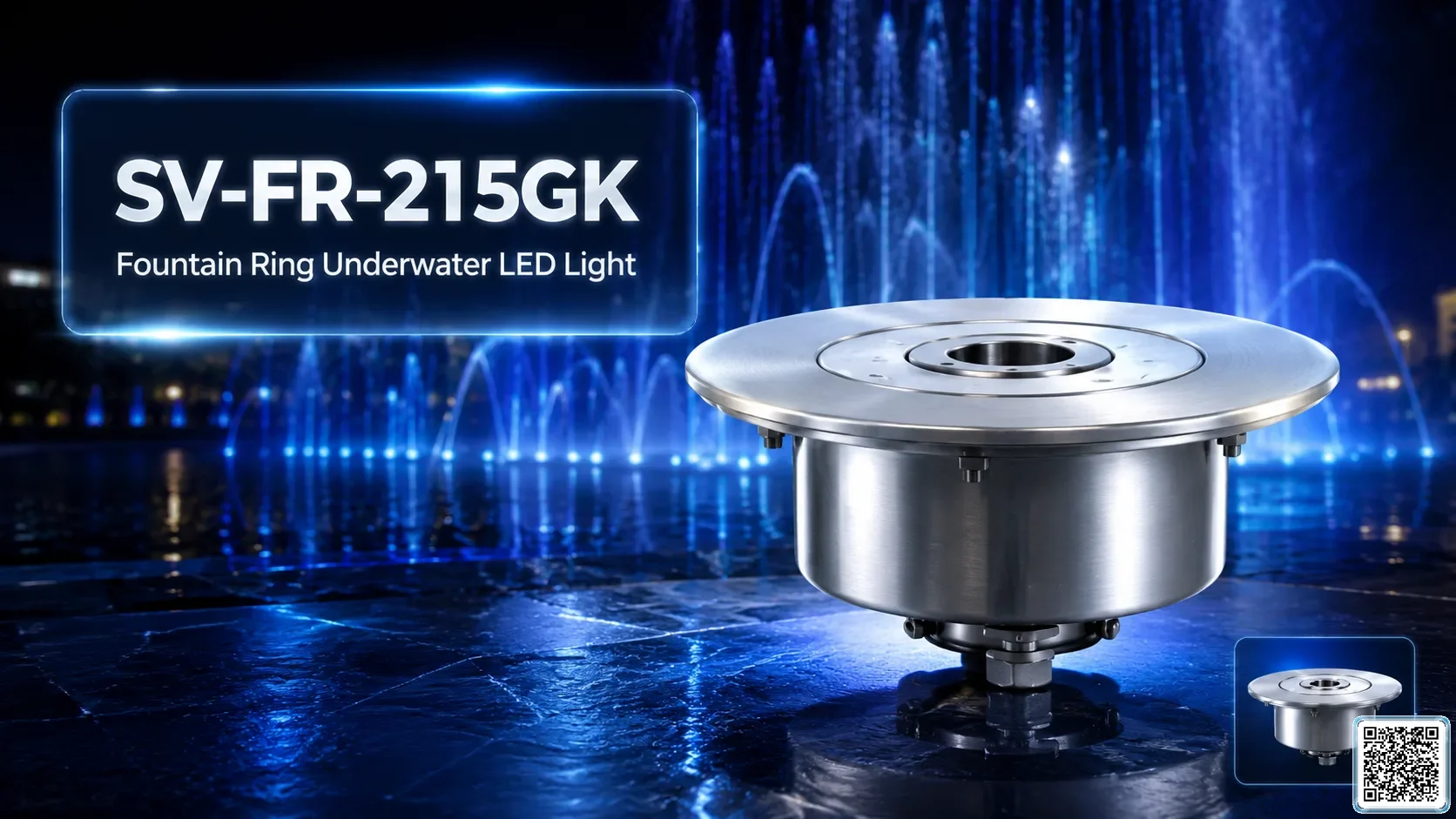 SV-FR-215GK Fountain Ring Underwater LED Light
