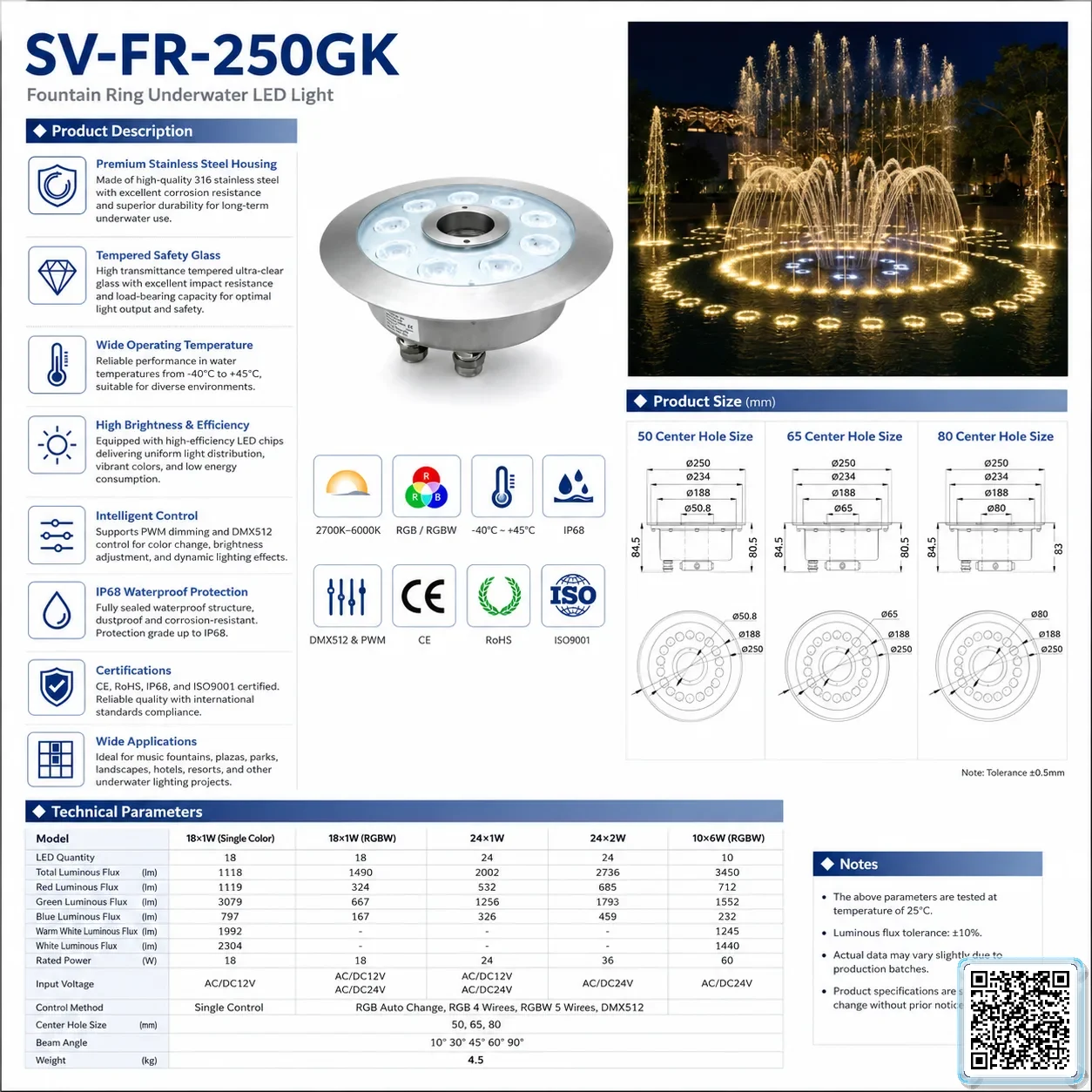 SV-FR-250GK Gallery URLs SmartVision water show equipment