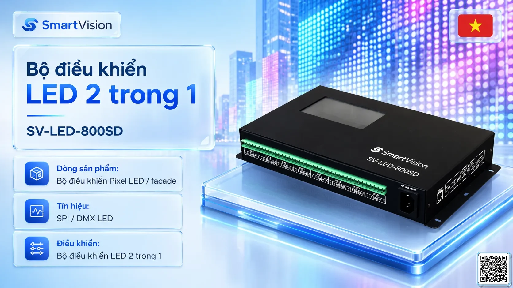 SV-LED-800SD SV-LED-800SD 2-in-1 LED Controller Bộ điều khiển DMX, Nhạc nước DMX, Đèn DMX, Bơm DMX, hệ thống ánh sáng DMX SV-LED-800SD SV-LED-800SD 2-in-1 LED Controller Bộ điều khiển DMX, Nhạc nước DMX, Đèn DMX, Bơm DMX, hệ thống ánh sáng DMX