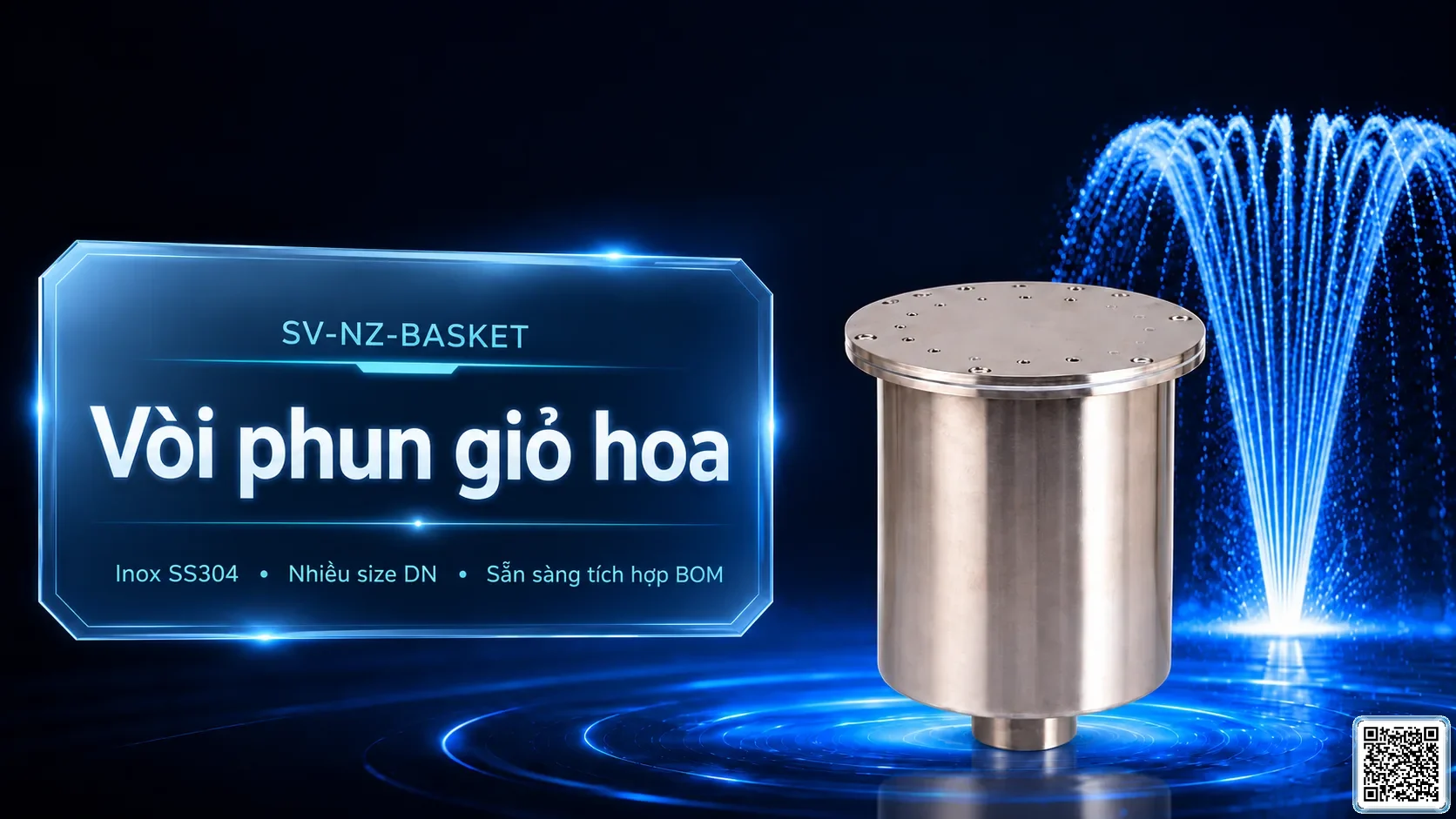 SV-NZ-BASKET Vòi phun giỏ hoa