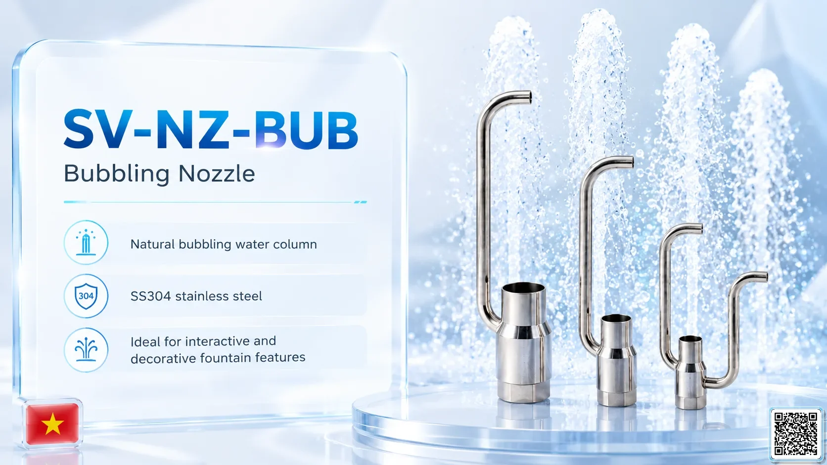 SV-NZ-BUB SV-NZ-BUB Bubbling Nozzle Catalogue Nozzle - fountain nozzle - fountain equipments