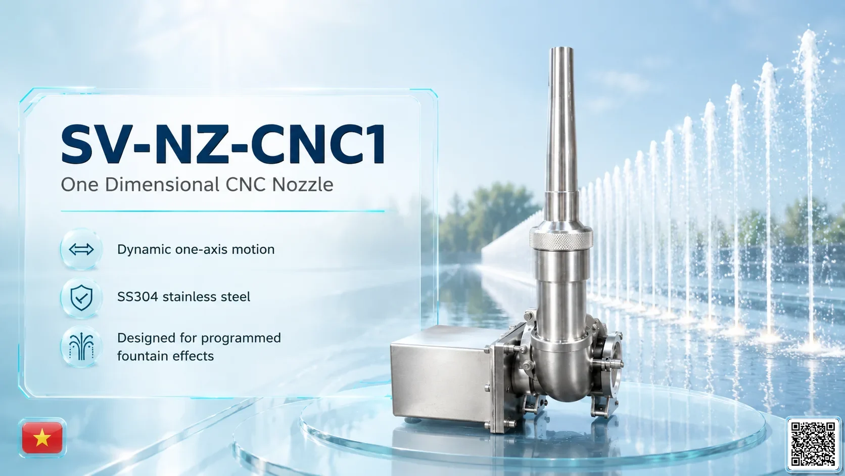 SV-NZ-CNC1 SV-NZ-CNC1 One Dimensional CNC Nozzle Catalogue Nozzle - fountain nozzle - fountain equipments