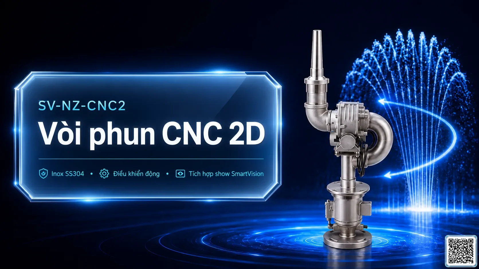 SV-NZ-CNC2 SV-NZ-CNC2 Two-Dimensional CNC Nozzle Thông số kỹ thuật vòi phun, Catalogue vòi phun nước nghệ thuật