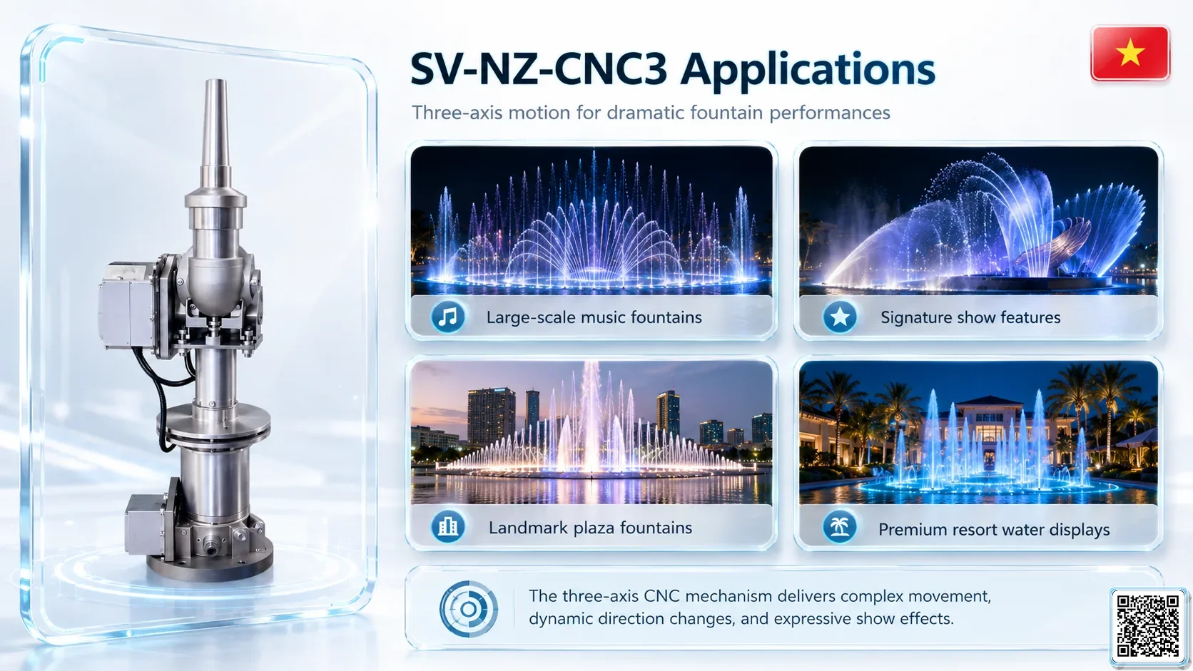 SV-NZ-CNC3 SV-NZ-CNC3 Three-Axis CNC Nozzle Catalogue Nozzle - fountain nozzle - fountain equipments