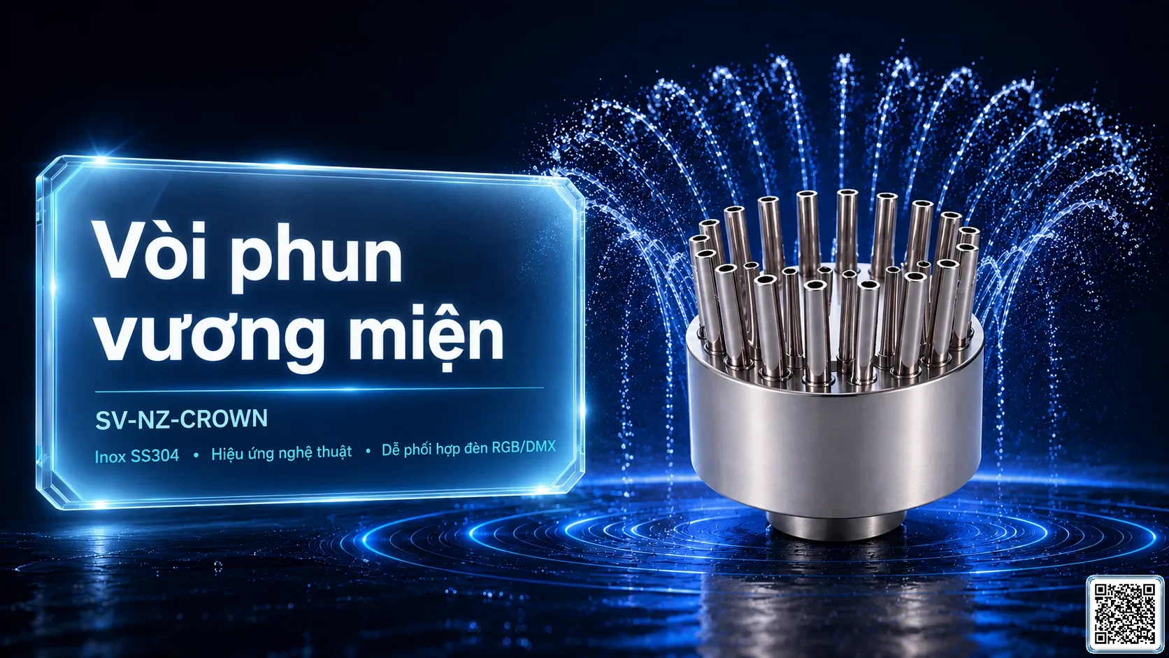 SV-NZ-CROWN Vòi phun vương miện