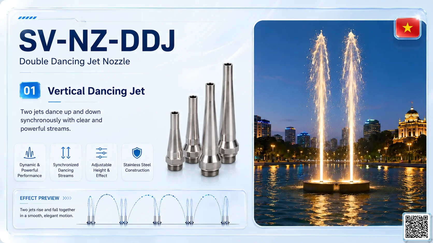 SV-NZ-DDJ SV-NZ-DDJ Directional Direct Injection Nozzle Catalogue Nozzle - fountain nozzle - fountain equipments