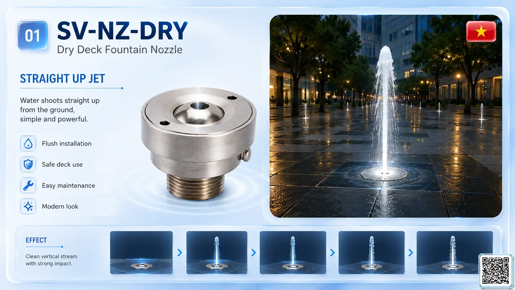 SV-NZ-DRY SV-NZ-DRY Dry Direct Injection Nozzle Catalogue Nozzle - fountain nozzle - fountain equipments