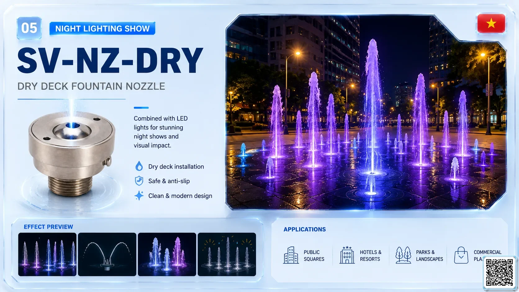 SV-NZ-DRY SV-NZ-DRY Dry Direct Injection Nozzle Catalogue Nozzle - fountain nozzle - fountain equipments