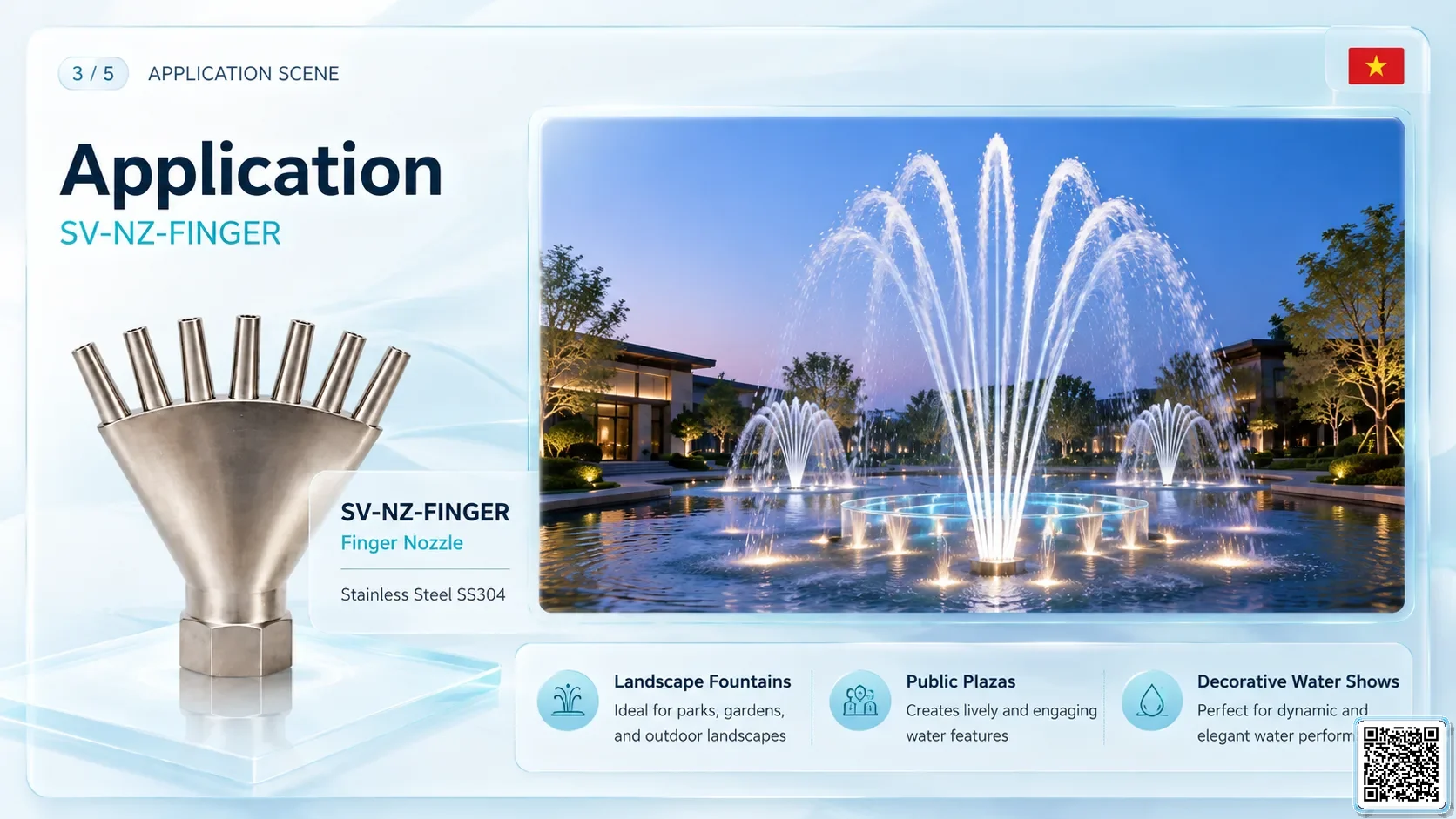 SV-NZ-FINGER SV-NZ-FINGER Finger Nozzle Catalogue Nozzle - fountain nozzle - fountain equipments