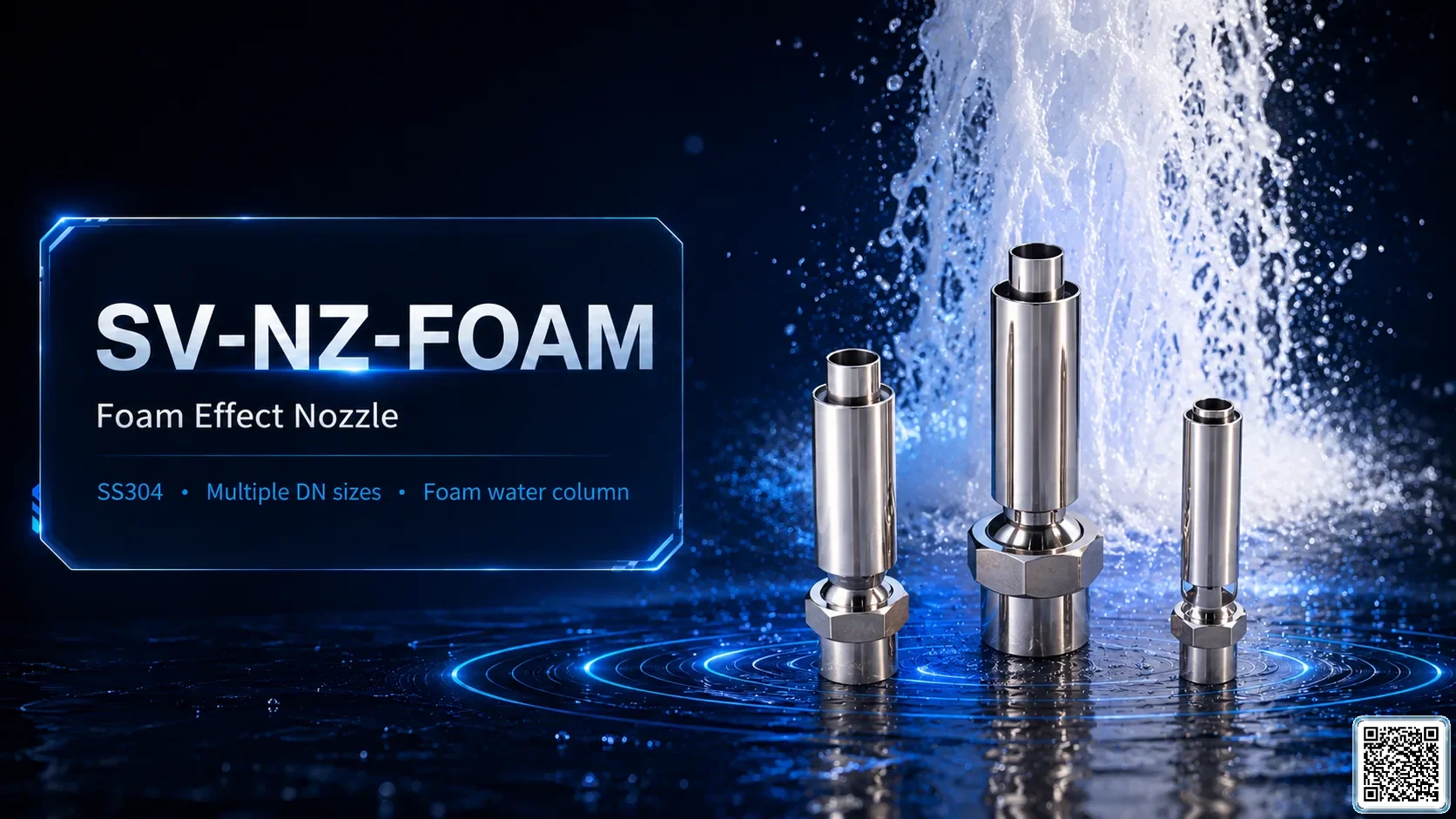 SV-NZ-FOAM Main / Hero image SmartVision water show equipment