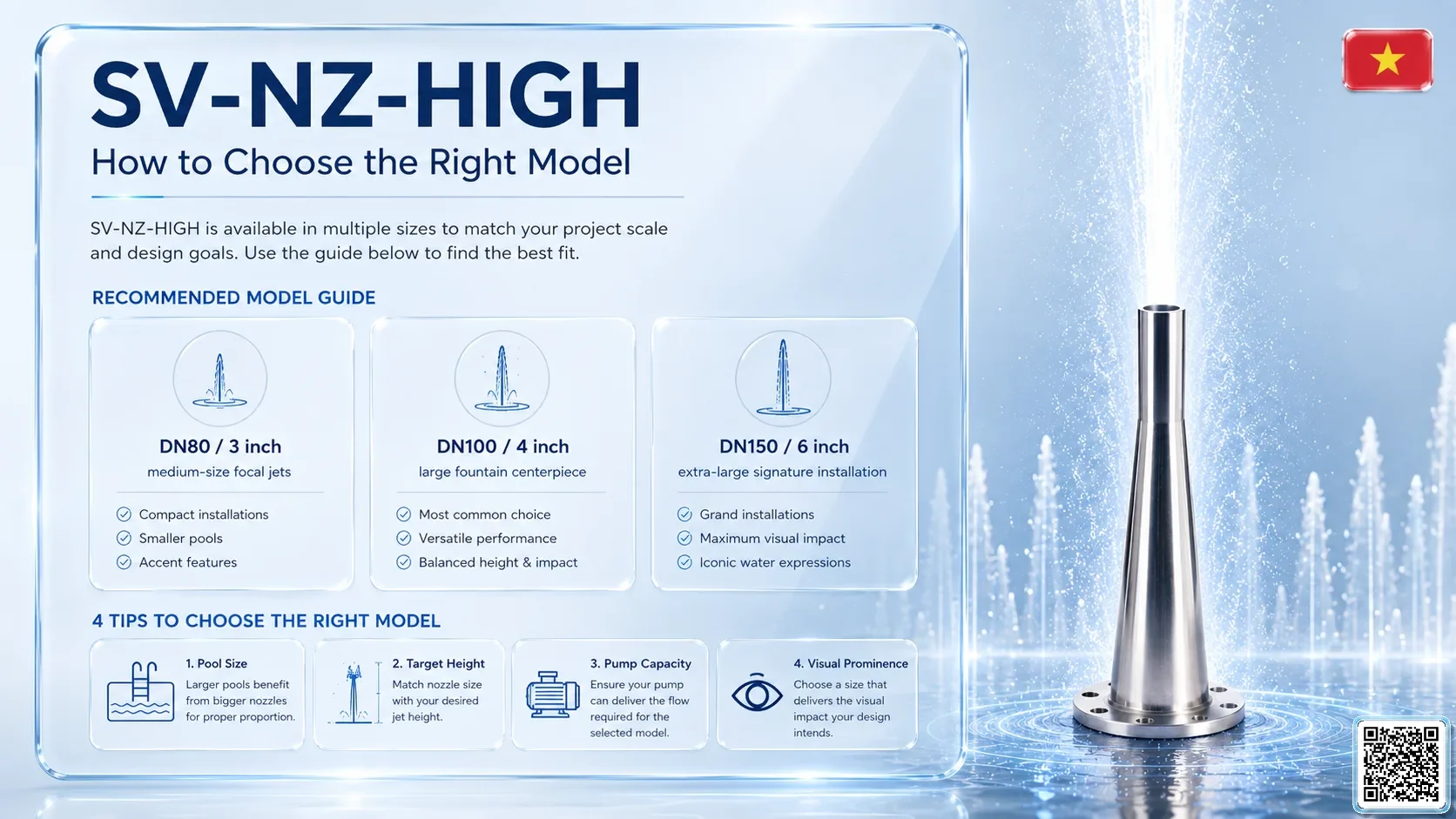 SV-NZ-HIGH SV-NZ-HIGH High Jet Nozzle Catalogue Nozzle - fountain nozzle - fountain equipments
