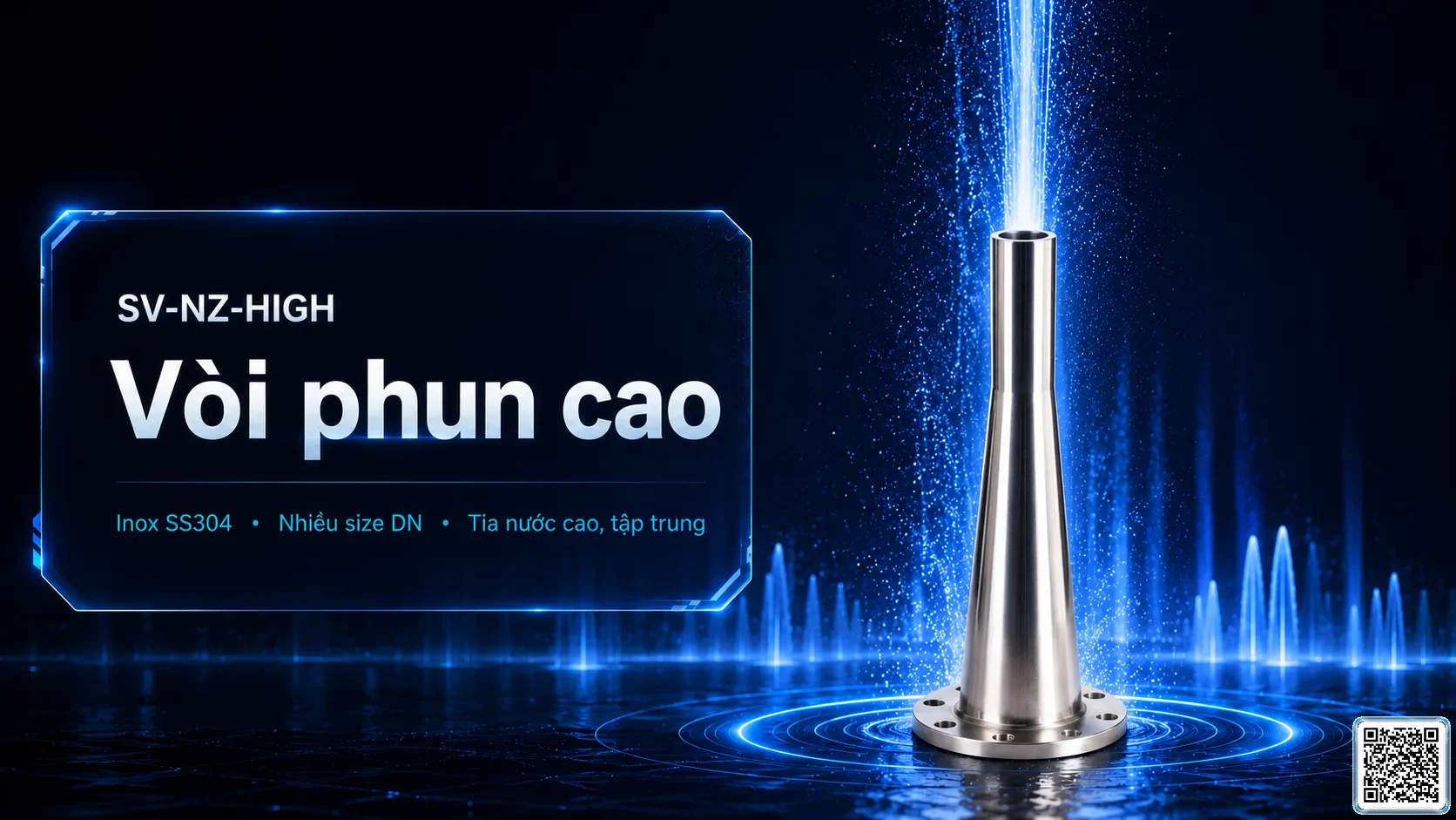 SV-NZ-HIGH SV-NZ-HIGH High Jet Nozzle Thông số kỹ thuật vòi phun, Catalogue vòi phun nước nghệ thuật SV-NZ-HIGH SV-NZ-HIGH High Jet Nozzle Thông số kỹ thuật vòi phun, Catalogue vòi phun nước nghệ thuật