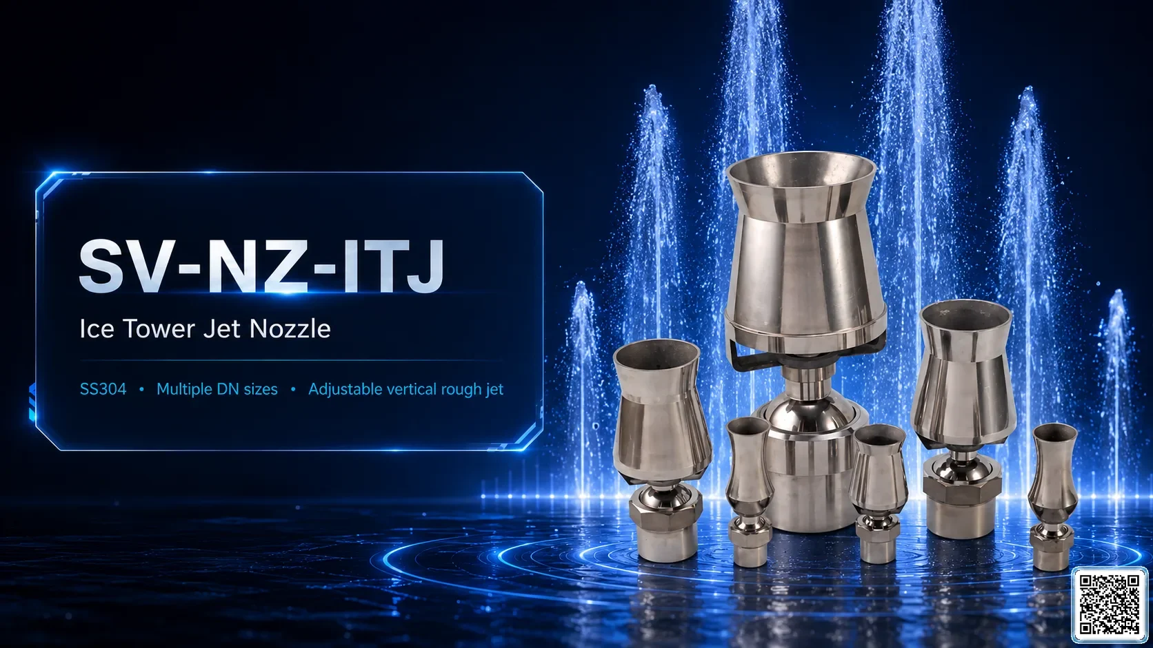 SV-NZ-ITJ Ice Tower Jet Nozzle