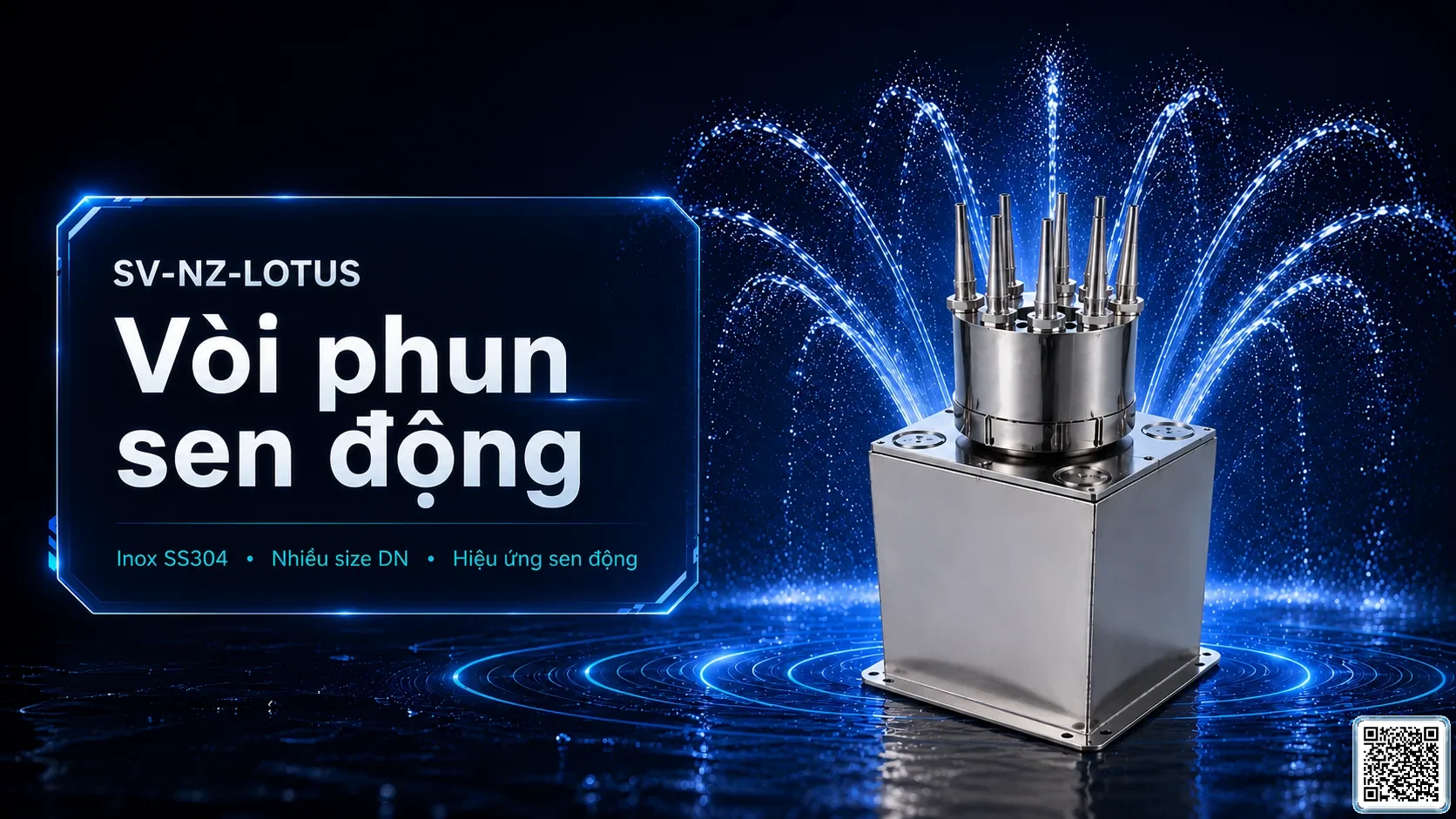 SV-NZ-LOTUS Vòi phun sen động